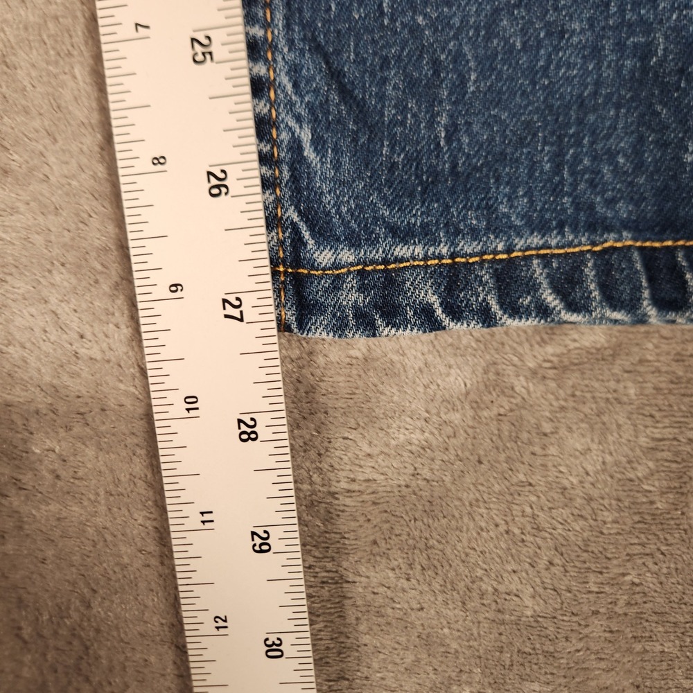 Levi's 505 Regular Fit Jeans Mens 32x30 Blue Excellent Straight Leg Denim - Picture 4 of 13